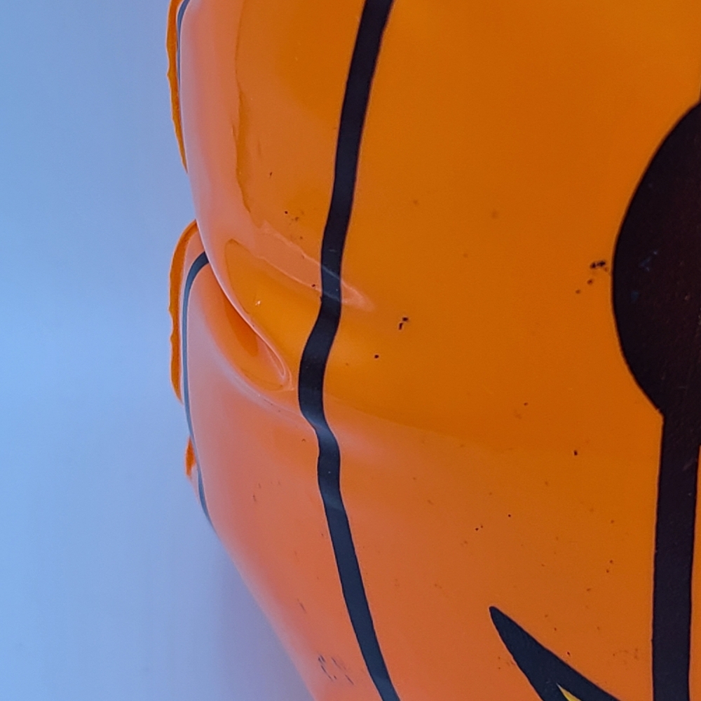 Vintage Inflatable Halloween Jack-o-lantern Pumpkin and Ghost - Picture 8 of 16